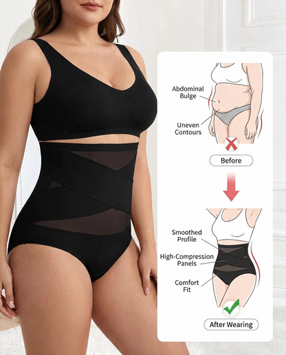The No-Roll High-Rise Brief — Seamless, Invisible, Stays Put
